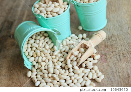 Heap white kidney bean Heap white kidney bean 19645650