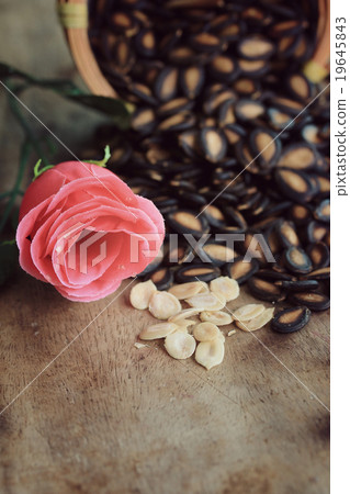 seed melon with rose 19645843