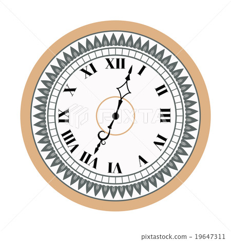 Clock watch alarms vector icons illustration 19647311