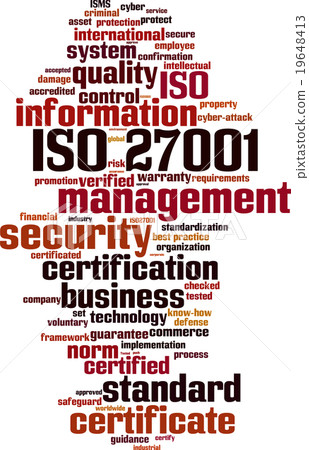 ISO 27001 word cloud 19648413