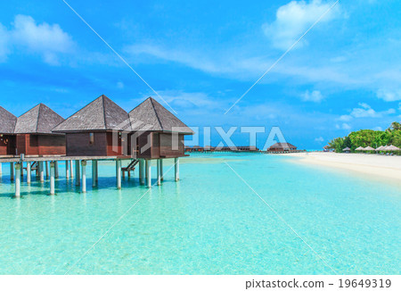 beach with Maldives 19649319