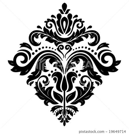 Oriental Pattern With 3D Elements 19649714