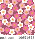 Japanese Pattern Ume Chiyogami-style Seamless Pattern Tone 19651658