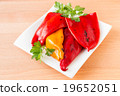 Fire roasted bell peppers. 19652051