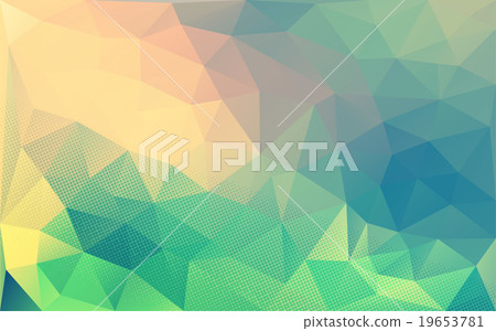 Retro polygon background 19653781