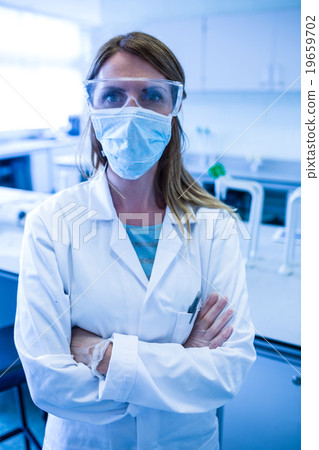 Scientist looking at the camera Scientist looking at the camera 19659702
