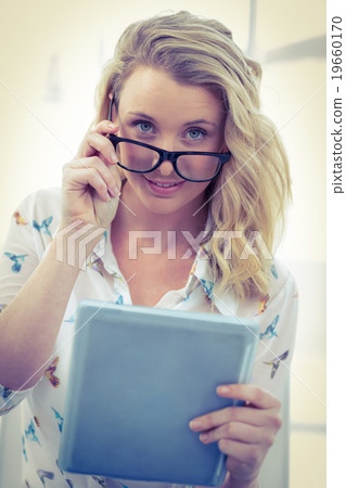Creative business woman working hard 19660170