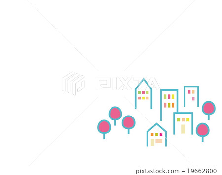 Spring landscape cherry tree Spring landscape cherry tree 19662800