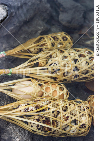 Warm lighting coming out from beautiful lamps Warm lighting coming out from beautiful lamps 19663116