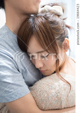 站立的夫婦戶外 19664423