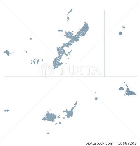 Okinawa Prefecture Map 19665202