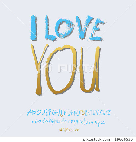 Ilove you hand lettering Ilove you hand lettering 19666539