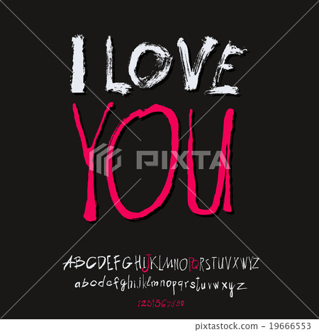 Ilove you hand lettering Ilove you hand lettering 19666553