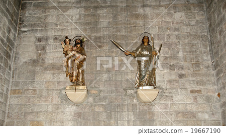 Inside the Santa Maria del Mar-- Barcelona, Spain 19667190