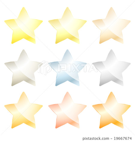 set of vector star - Stock Illustration [19667674] - PIXTA