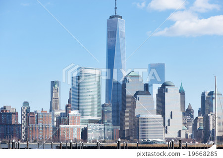 New York City Manhattan skyline New York City Manhattan skyline 19668285