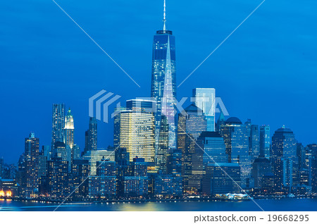 New York City Manhattan skyline New York City Manhattan skyline 19668295