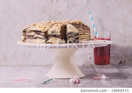 Homemade Birthday Honey Cake Homemade Birthday Honey Cake 19668415