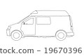 minibus vector drawing 19670396