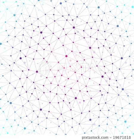 Colorful graphic background with connected line 19671818