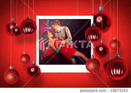 Composite image of christmas photographs 19673243