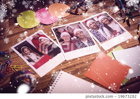 Composite image of snowflakes Composite image of snowflakes 19673282
