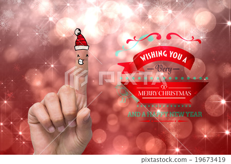 Composite image of hand pointing Composite image of hand pointing 19673419
