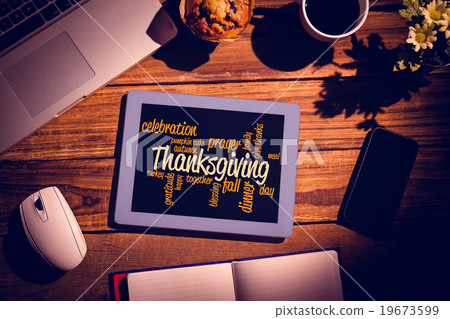 Composite image of thanksgiving words Composite image of thanksgiving words 19673599