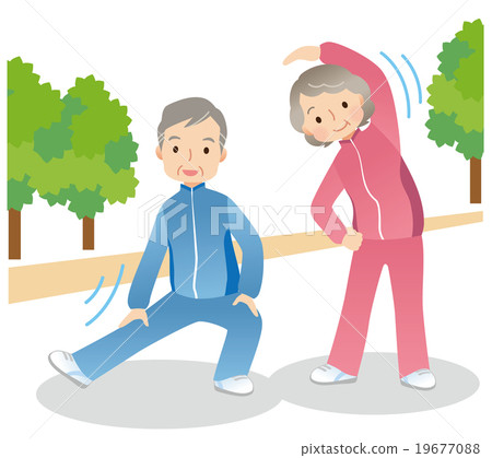 老年人鍛煉身體 19677088