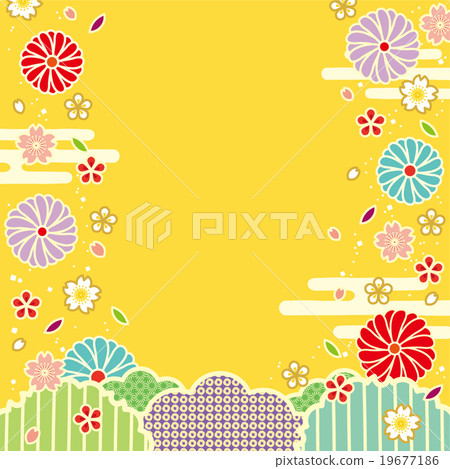Background material - sum, celebration image (yellow) Background material - sum, celebration image (yellow) 19677186
