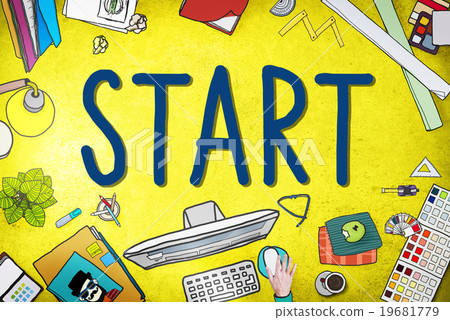 Start Journey Mission Achievement Begin Concept Start Journey Mission Achievement Begin Concept 19681779