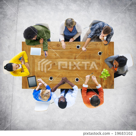 Meeting Brainstorming Discussion Collaboration Concept Meeting Brainstorming Discussion Collaboration Concept 19683102