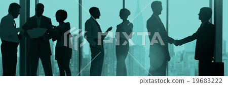 Business People Corporate Communication Office Working Concept Business People Corporate Communication Office Working Concept 19683222