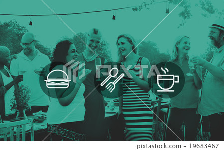 Friends Relationship Hanging Out Meal Celebration Concept Friends Relationship Hanging Out Meal Celebration Concept 19683467