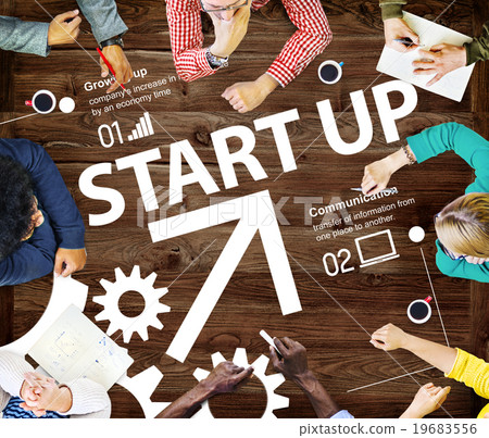 Startup Goals Growth Success Plan Business Concept Startup Goals Growth Success Plan Business Concept 19683556