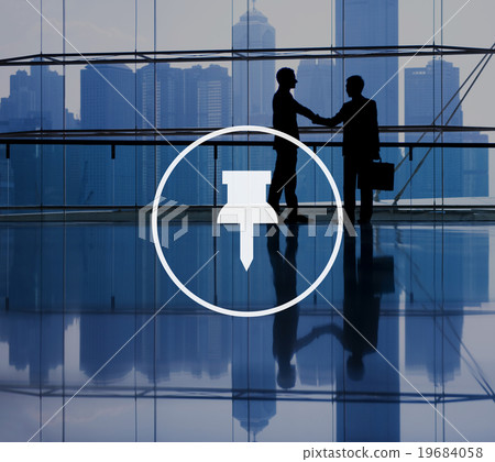 Business Working Thumbtack Pinned Note Office Business Working Thumbtack Pinned Note Office 19684058