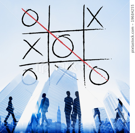 Leisure Game Tic Tac Toe Competition Challenge Winner Concept Leisure Game Tic Tac Toe Competition Challenge Winner Concept 19684255