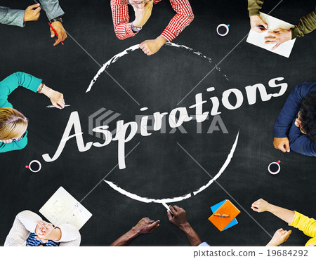 Aspirations Innovation Goal Target Strategy Concept Aspirations Innovation Goal Target Strategy Concept 19684292