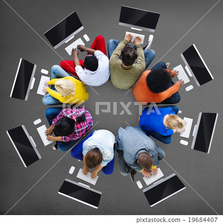 Computer Global Communications Connection Corporate Concept Computer Global Communications Connection Corporate Concept 19684407