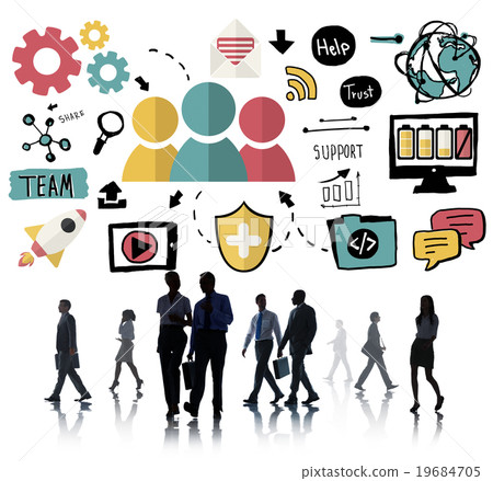 Team Share Support Trust Help Teamwork Togetherness Concept Team Share Support Trust Help Teamwork Togetherness Concept 19684705