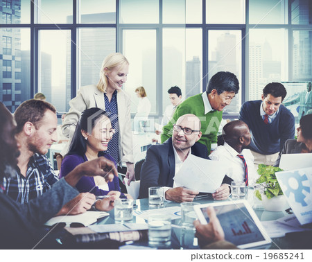 Business People Team Teamwork Cooperation Partnership Concept 19685241