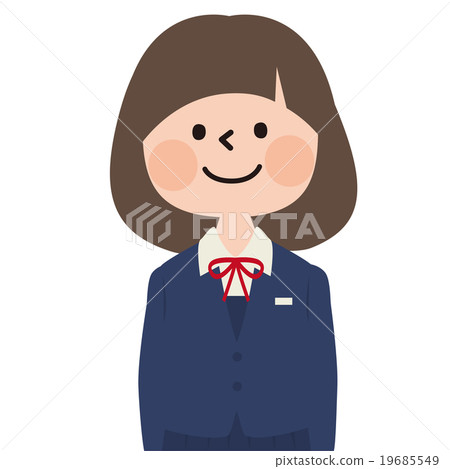 Female student _ Dark blue jacket Female student _ Dark blue jacket 19685549