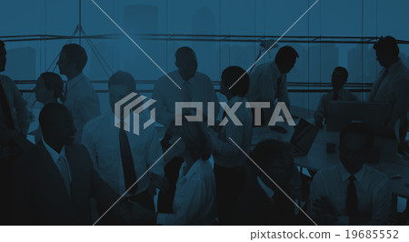 Business People Communication Colleagues Working Concept Business People Communication Colleagues Working Concept 19685552