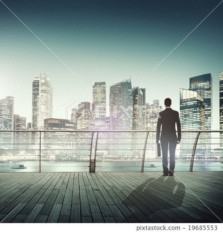 Businessman Corporate Cityscape Urban Scene City Building Concep Businessman Corporate Cityscape Urban Scene City Building Concep 19685553