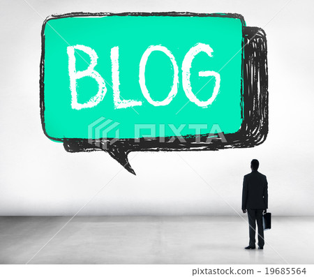 Social Media Connecting Blog Communication Content Concept 19685564