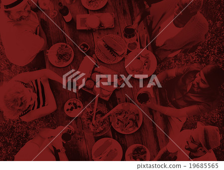 Friends Friendship Outdoor Dining People Concept Friends Friendship Outdoor Dining People Concept 19685565