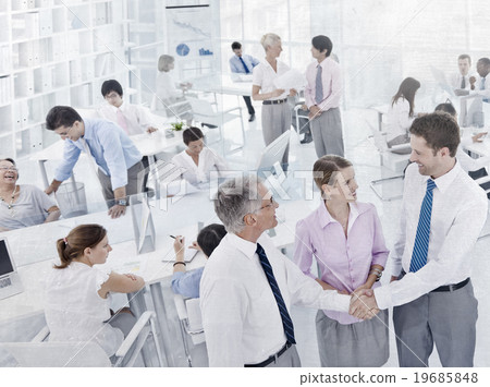 Business People Workplace Office Colleagues Corporate Concept 19685848