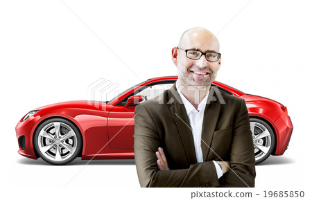Car Vehicle Transportation 3D Illustration Concept 19685850