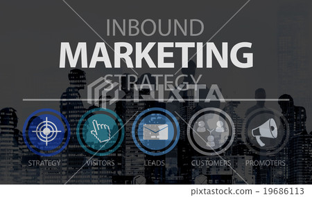 Inbound Marketingn Marketing Strategy Commerce Online Concept Inbound Marketingn Marketing Strategy Commerce Online Concept 19686113