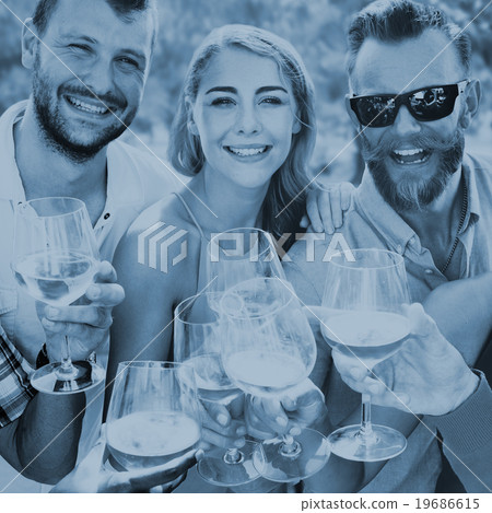 Diverse People Luncheon Outdoors Food Concept Diverse People Luncheon Outdoors Food Concept 19686615